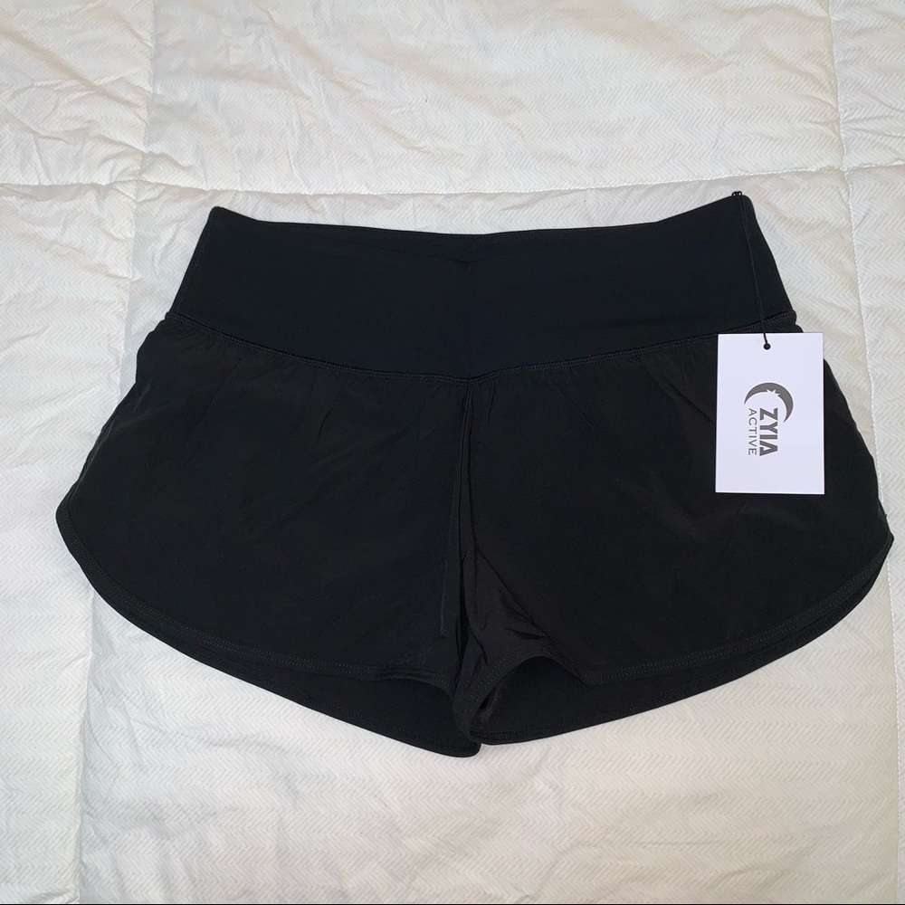 Zyia Black Trainer Shorts